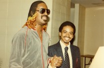 Jerome and Stevie Wonder