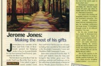 Article: Jerome Making the Most of his Gift