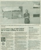 Article: Local Artist Leap of Faith